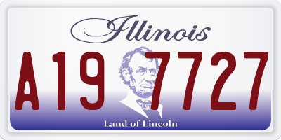 IL license plate A197727