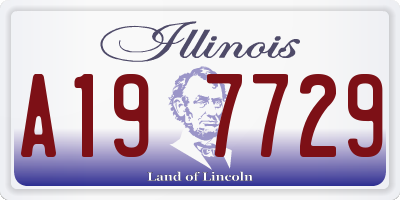 IL license plate A197729
