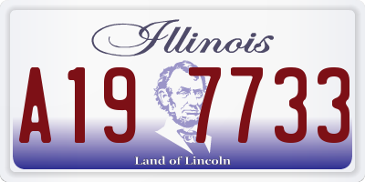 IL license plate A197733