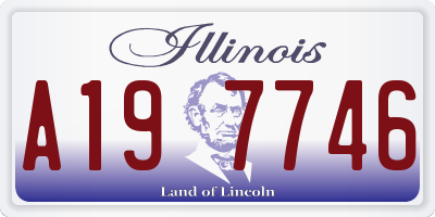 IL license plate A197746