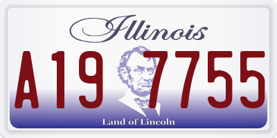 IL license plate A197755