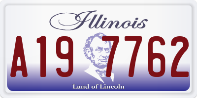 IL license plate A197762