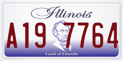 IL license plate A197764