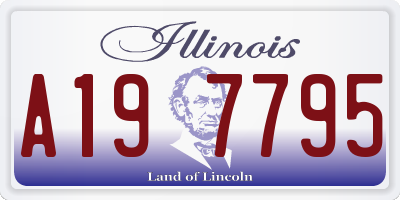 IL license plate A197795