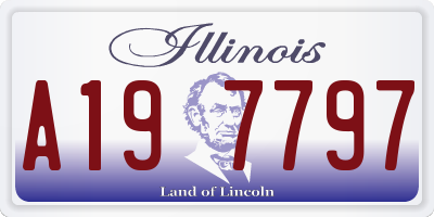 IL license plate A197797