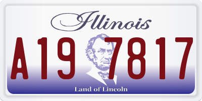 IL license plate A197817