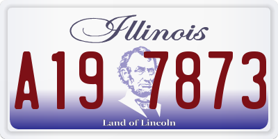 IL license plate A197873