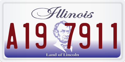 IL license plate A197911