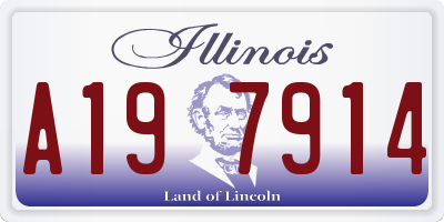 IL license plate A197914