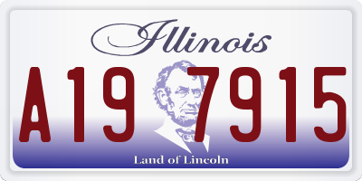 IL license plate A197915
