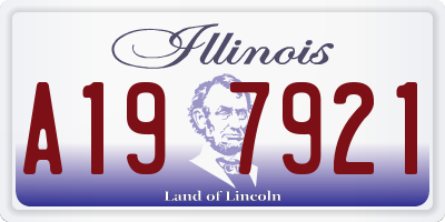 IL license plate A197921