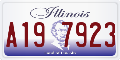 IL license plate A197923