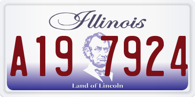 IL license plate A197924