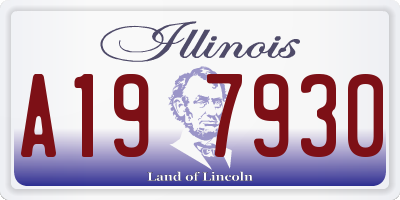 IL license plate A197930