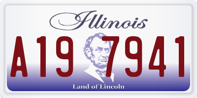 IL license plate A197941