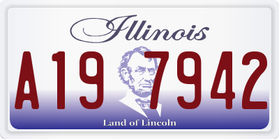 IL license plate A197942