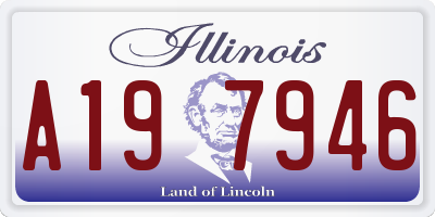 IL license plate A197946