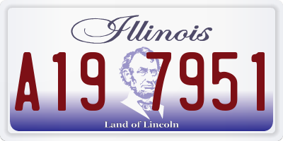 IL license plate A197951