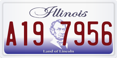 IL license plate A197956