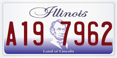 IL license plate A197962