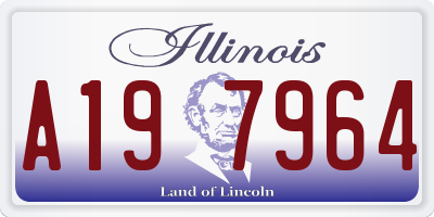 IL license plate A197964
