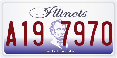 IL license plate A197970