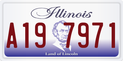 IL license plate A197971