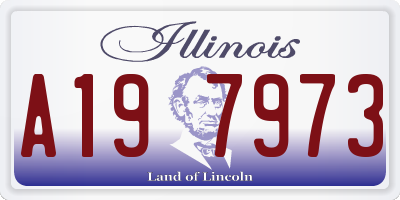 IL license plate A197973