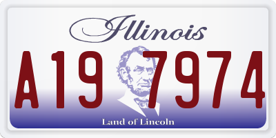 IL license plate A197974