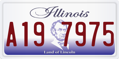 IL license plate A197975
