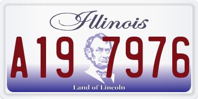 IL license plate A197976