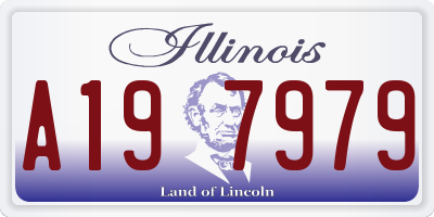 IL license plate A197979