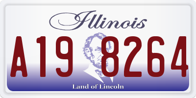 IL license plate A198264