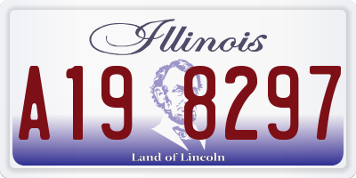 IL license plate A198297