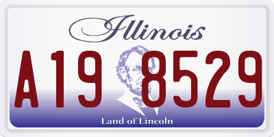 IL license plate A198529