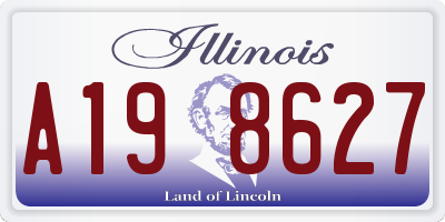 IL license plate A198627
