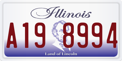 IL license plate A198994