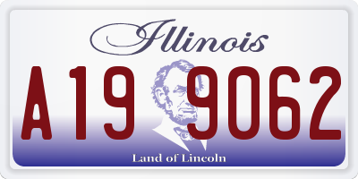 IL license plate A199062