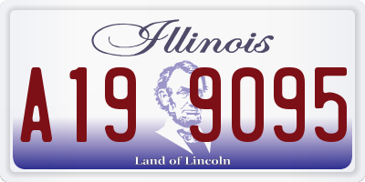 IL license plate A199095