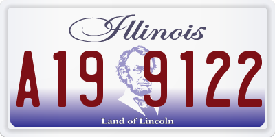 IL license plate A199122