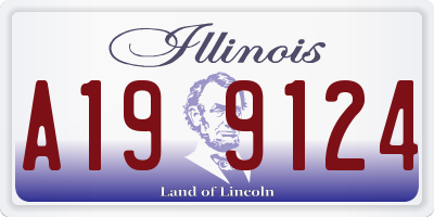 IL license plate A199124