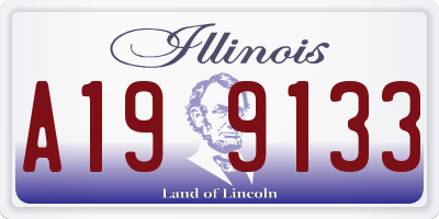 IL license plate A199133