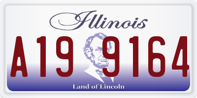 IL license plate A199164