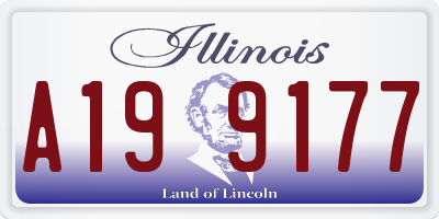 IL license plate A199177