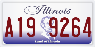 IL license plate A199264