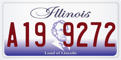 IL license plate A199272