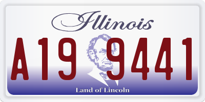 IL license plate A199441
