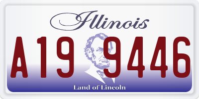 IL license plate A199446