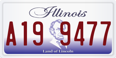 IL license plate A199477