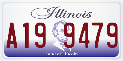 IL license plate A199479